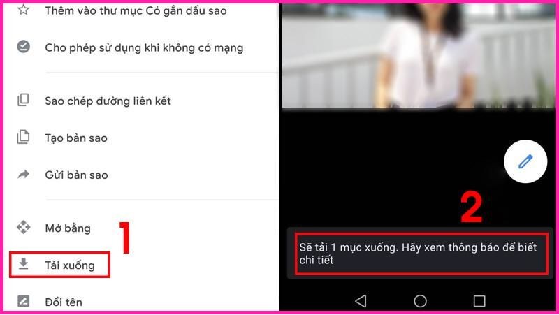 mở và tải xuống file ảnh trong Gmail điện thoại 3