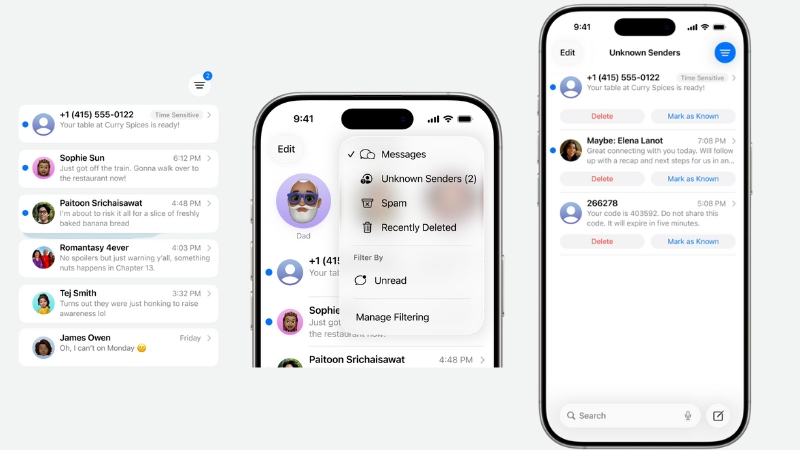 Nâng cấp tính năng liên lạc chat và Tin nhắn