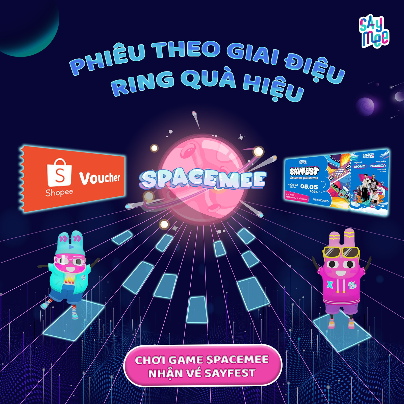 Nhận ngay cơ hội “săn” vé EDM SAYFEST miễn phí cực đơn giản