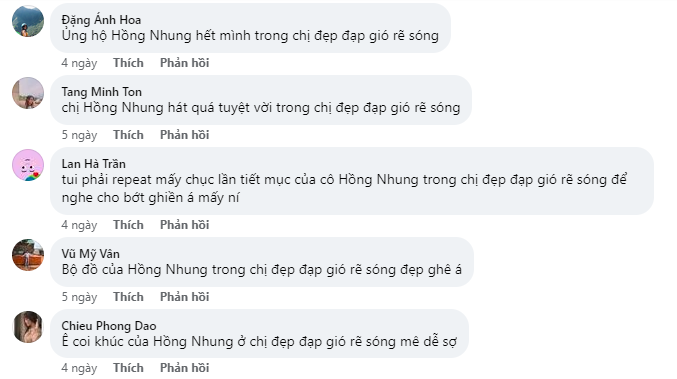 Nhận xét Chị Đẹp Hồng Nhung