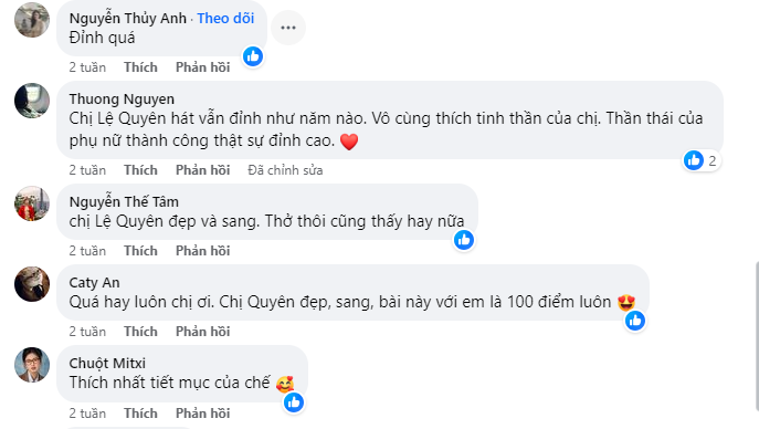 Nhận xét Chị Đẹp Lệ Quyên