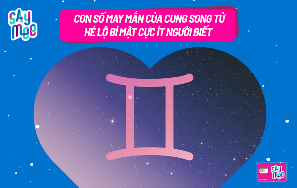 Số may mắn của Cung Song Tử