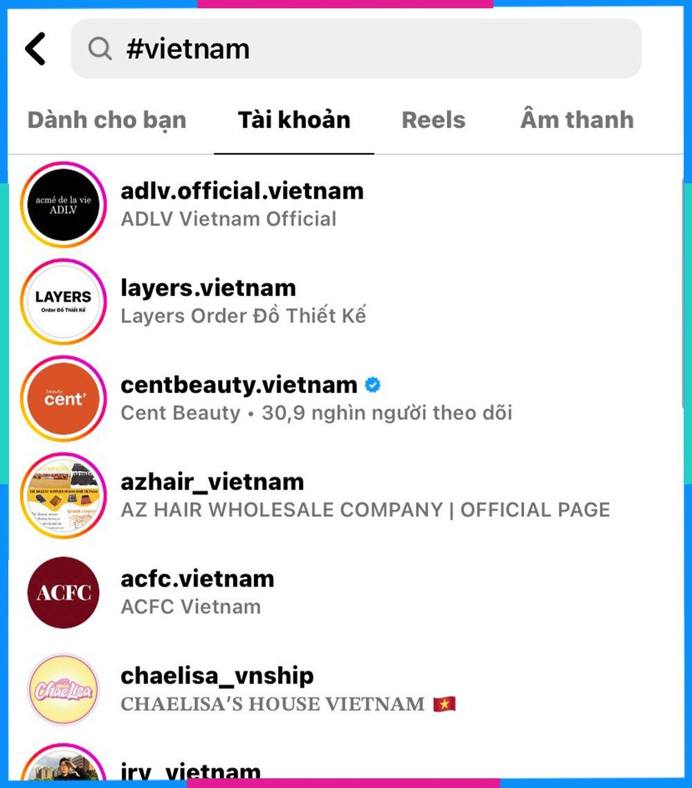 Sử dụng Hashtag Instagram