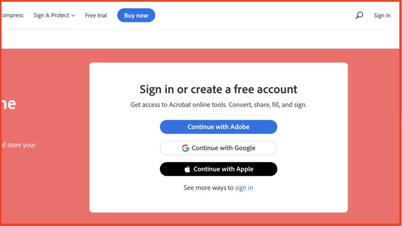 Sử dụng phần mềm Adobe Acrobat bước 2.1