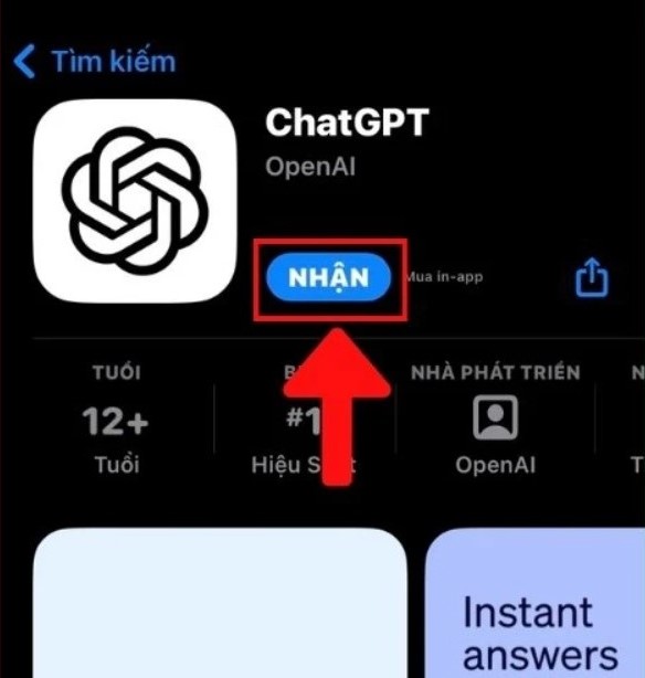 ChatGPT miễn phí trên iPhone b11