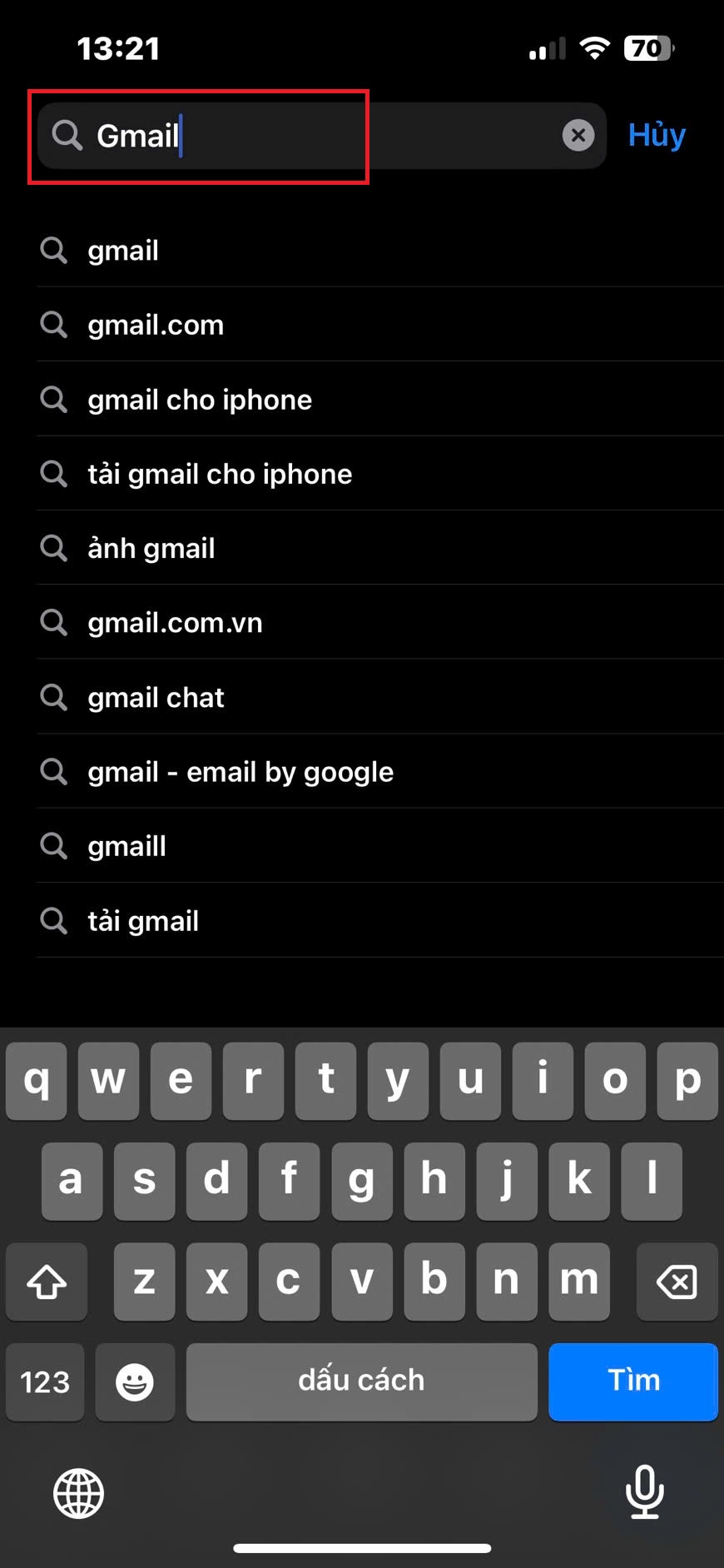 Tải Gmail về điện thoại - 1