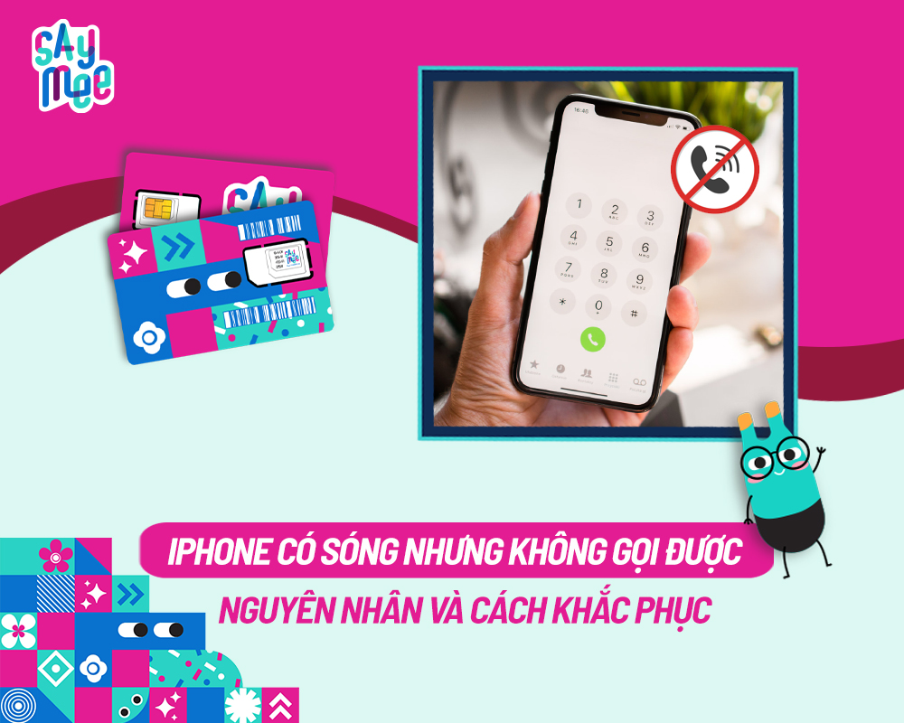 iPhone có sóng nhưng không gọi được