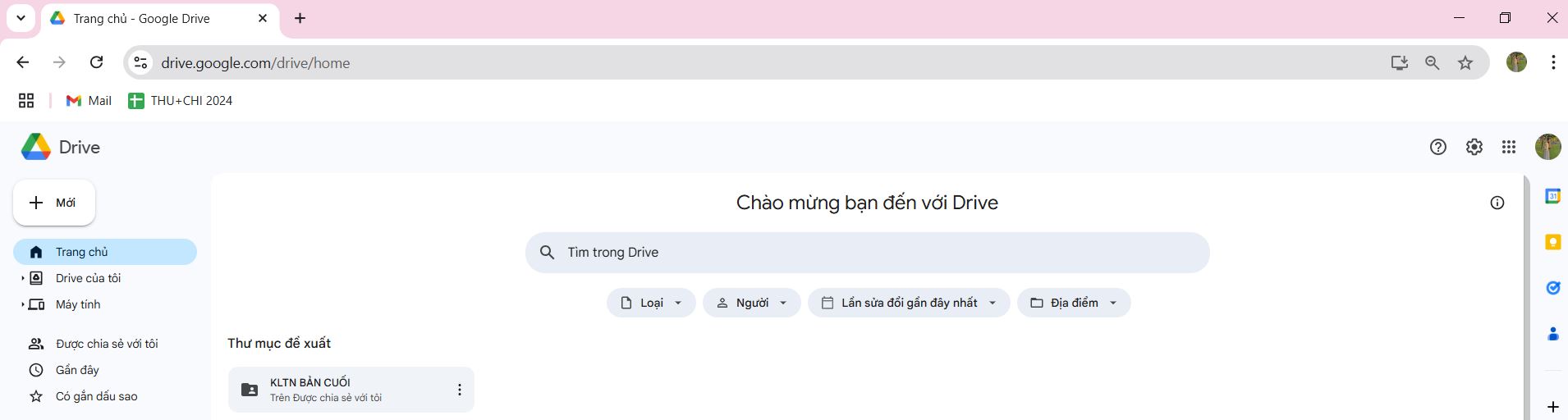 Hướng dẫn tạo thư mục Google Drive trên máy tính bước 1