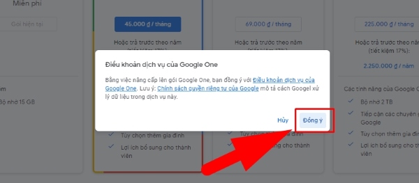 Mua trực tiếp qua Google Drive trên máy tính bước 3.2