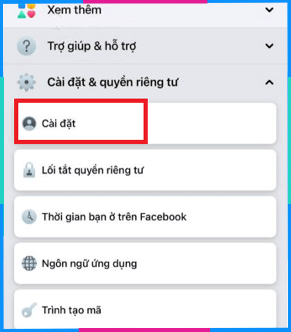 Tắt tự phát Video trên Facebook iOS b2