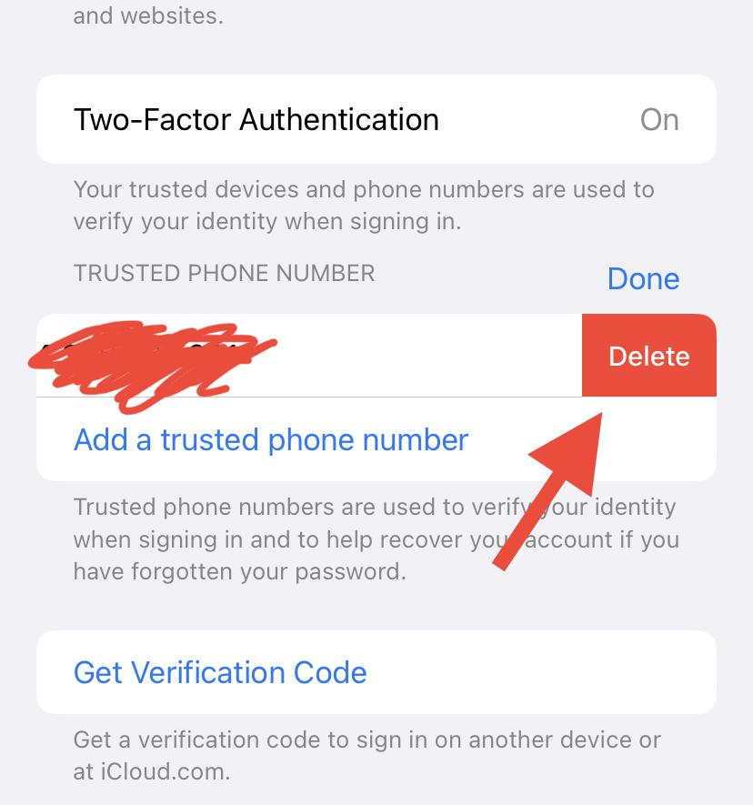 Hướng dẫn chi tiết cách đổi số điện thoại iCloud bước 6