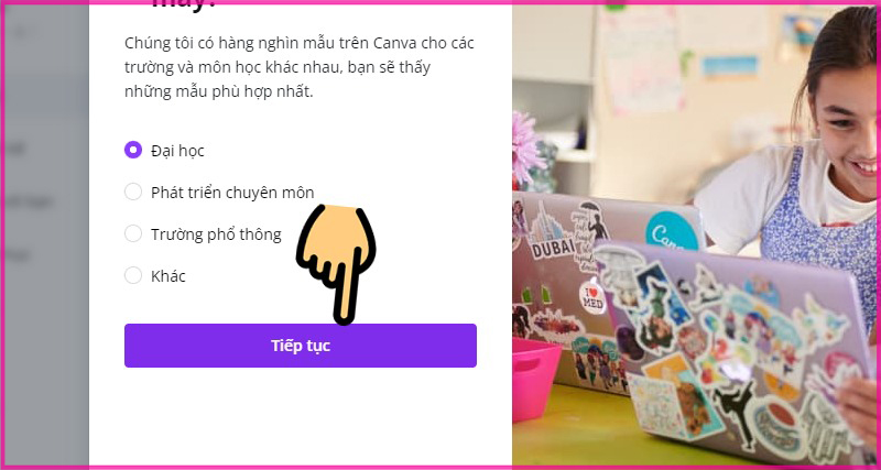 Thực hiện trên máy tính Bước 5